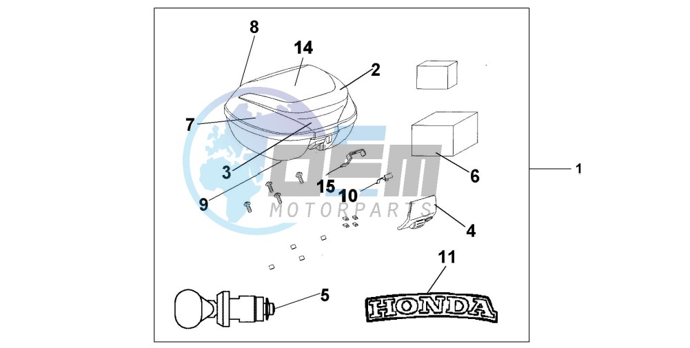 35L TOPBOX PEARL COOL WHITE