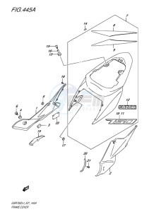 GSR750Z ABS EU drawing FRAME COVER