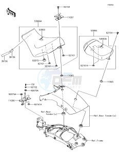 VULCAN S ABS EN650EHF XX (EU ME A(FRICA) drawing Seat