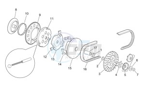 Sonic 50 H2O drawing Variator