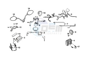 WOLF SB125Ni (PU12EA-EU) (L8-M0) drawing BATTERY / MAGNETO / WIRE HARNESS