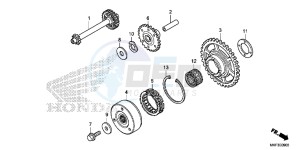 CBR1000S2 2ED - (2ED) drawing STARTING CLUTCH