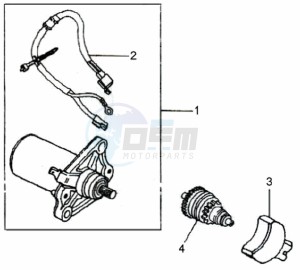 JET SPORT X R 50 drawing STARTER