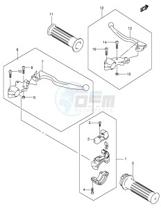 JR80 (P3-P28) drawing HANDLE LEVER