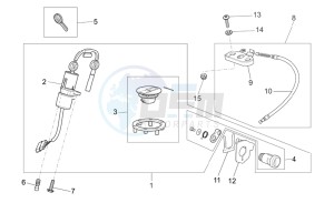 Breva IE 750 drawing Lock hardware kit