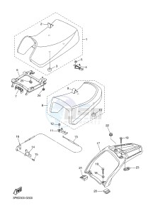 FJR1300AE FJR1300-AE FJR1300-AE (B96B B9A1) drawing SEAT