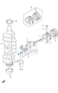 DF 70A drawing Crankshaft