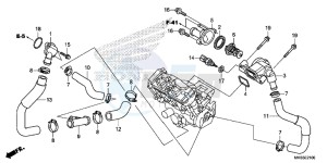 CBR1000SG CBR1000 - Fireblade SP Europe Direct - (ED) drawing THERMOSTAT