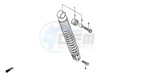 SFX50 drawing REAR CUSHION