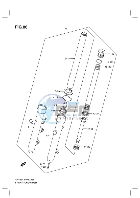 FRONT FORK DAMPER