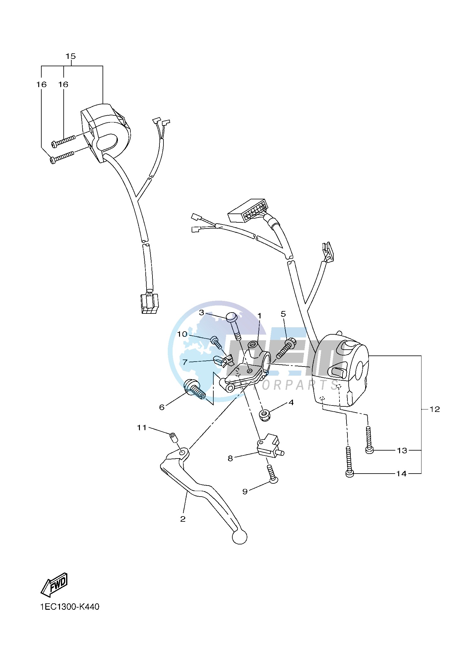 HANDLE SWITCH & LEVER