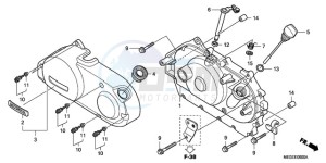 VT750C9 Europe Direct - (ED / MME) drawing RIGHT CRANKCASE COVER