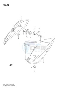 GSF1250 (E2) Bandit drawing FRAME HEAD COVER