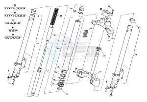 RAPTOR IE 650 drawing FRONT FORK