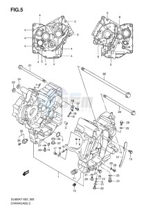 DL650 ABS V-STROM EU-UK drawing CRANKCASE