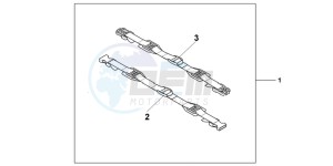 CBR600FAC drawing TAIL PACK ATT.