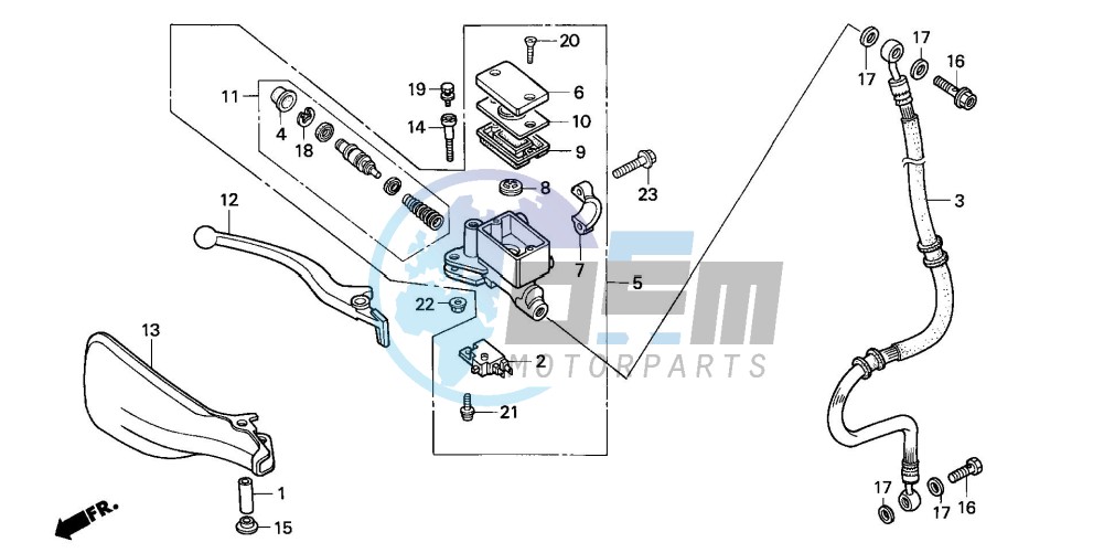 FR. BRAKE MASTER CYLINDER (2)