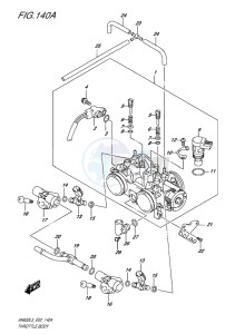 AN650 drawing THROTTLE BODY