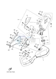 MTN250 MTN-250 MT-250 (B046) drawing EXHAUST