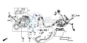 CBR600RA9 Europe Direct - (ED / ABS MME) drawing ABS CONTROL UNIT (CBR600RA)