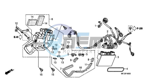 ABS CONTROL UNIT (CBR600RA)