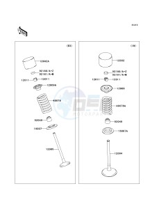 KX 250 W [KX250F MONSTER ENERGY] (W9FA) W9FA drawing VALVE-- S- -