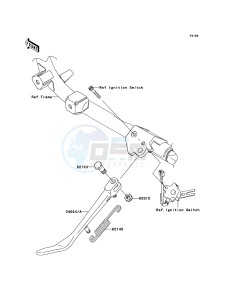 VN900_CUSTOM VN900C9FA GB XX (EU ME A(FRICA) drawing Stand(s)