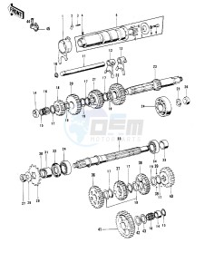 KH 400 A (A3-A5) drawing TRANSMISSION_CHANGE DRUM -- 76-78 A3_A4_A5- -