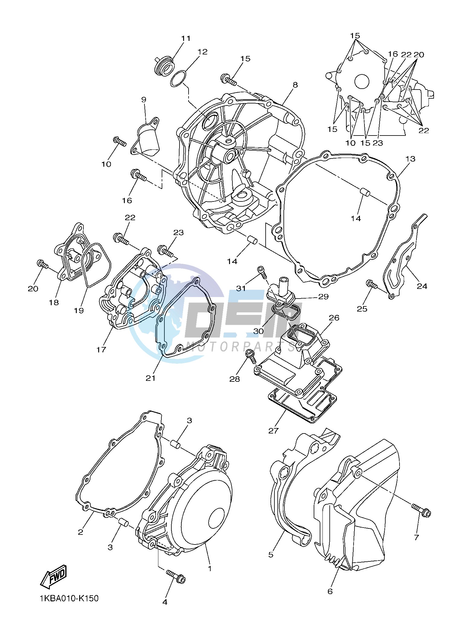 CRANKCASE COVER 1