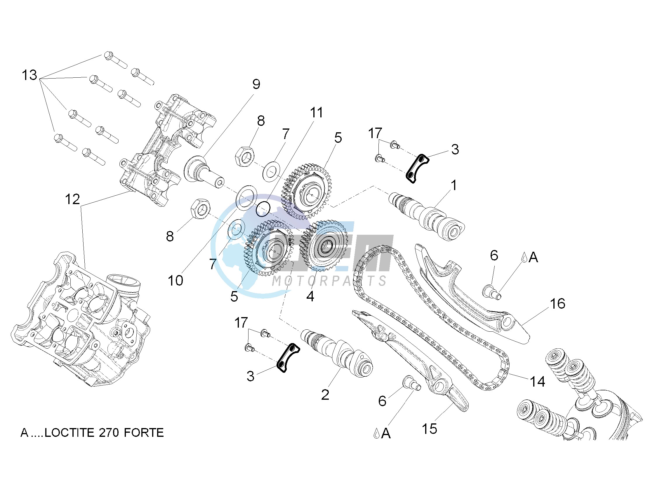 Front cylinder timing system