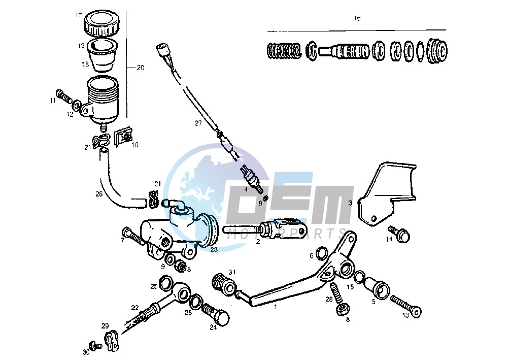 REAR MASTER CYLINDER