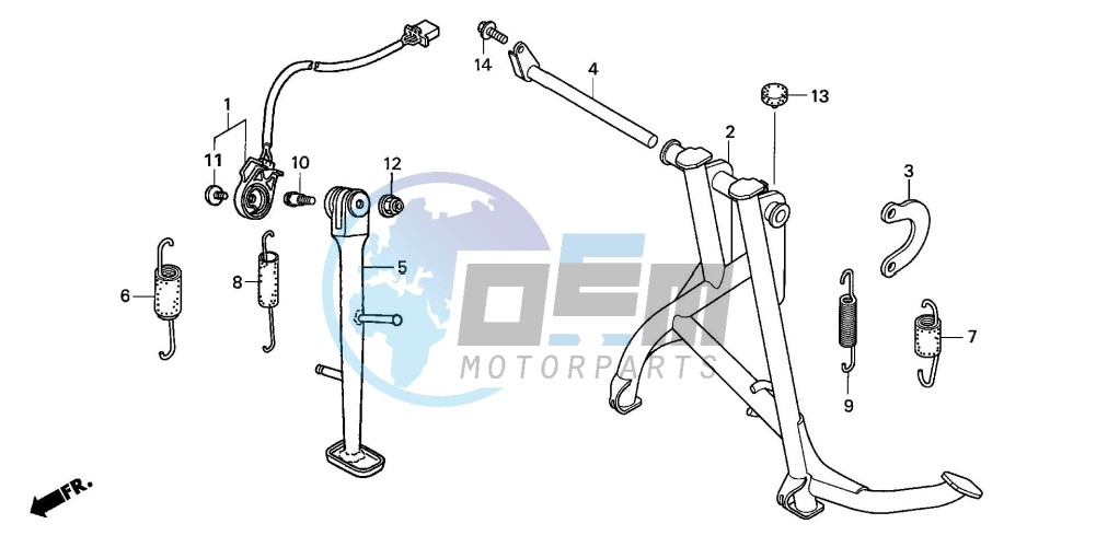 STAND (CBF600S6/SA6/N6/NA6)