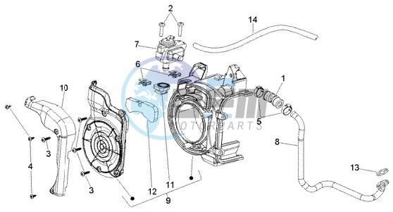 Secondairy air box