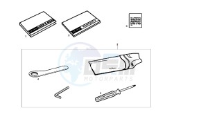 SENDA SM X-RACE 2VER - 50 CC VTHSR2E1A EU2 2VER drawing ACCESSORIES