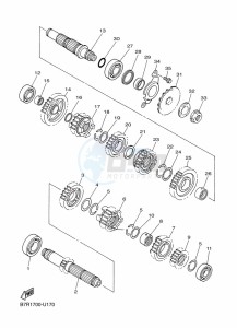 WR450F (B7R9) drawing TRANSMISSION