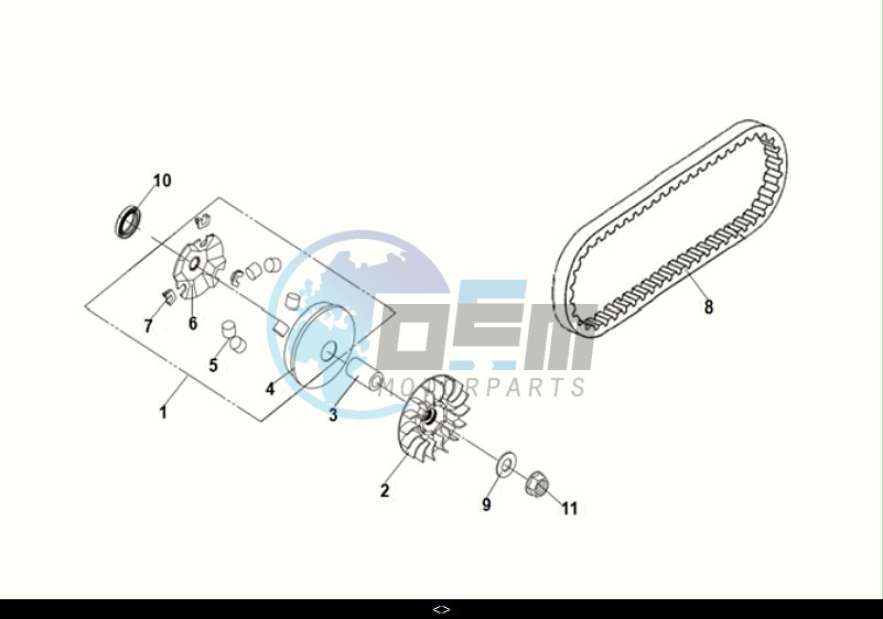 MOVABLE DRIVE FACE ASSY