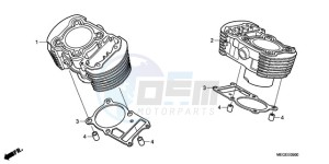 VT750C9 Australia - (U / MK) drawing CYLINDER