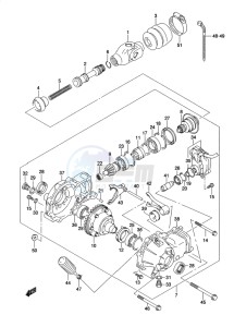 LT-A500X(Z) drawing FINAL BEVEL GEAR (FRONT)