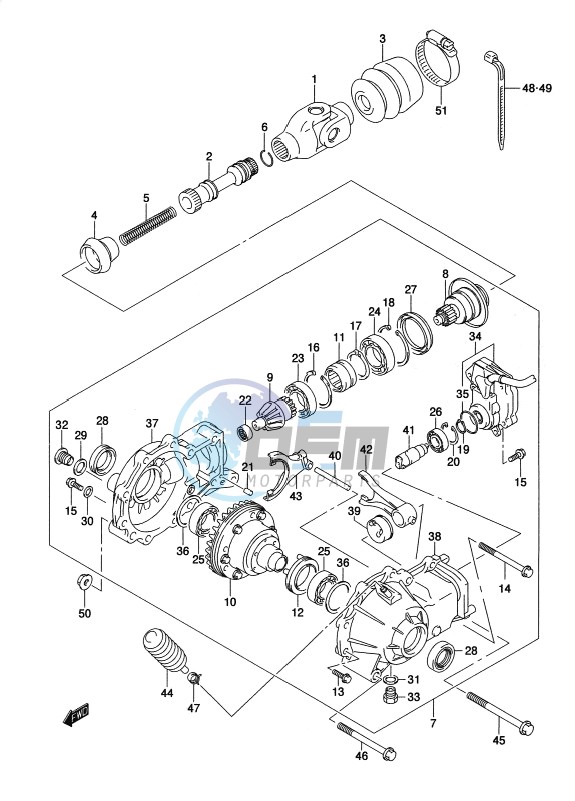 FINAL BEVEL GEAR (FRONT)