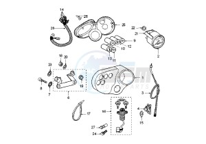 XPS T - 50 cc drawing DASHBOARD UNIT