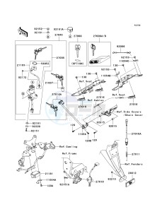 ZR 750 L [Z750 EU] (L7F-L8F) L8F drawing IGNITION SWITCH