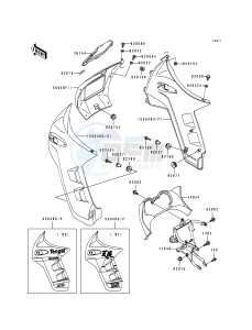 KL 650 B [TENGAI] (B2-B3) [TENGAI] drawing COWLING