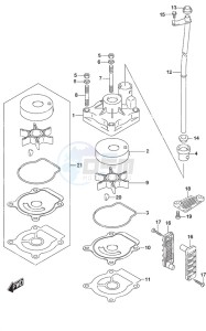 DF 50A drawing Water Pump