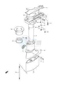 DF 4 drawing Drive Shaft Housing