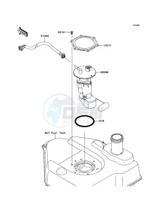 KVF750 4x4 KVF750LCS EU GB drawing Fuel Pump