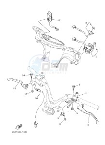 XC115S D'ELIGHT (2EP1 2EP3) drawing SWITCH & LEVER FOR DISK BRAKE