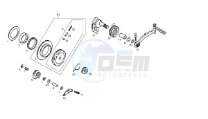 DFW - 50 CC VTHMA05A drawing KICK STARTER SHAFT