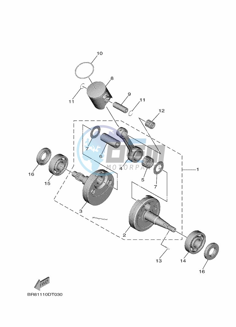 CRANKSHAFT & PISTON