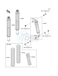 KVF360 KVF360-B3 EU drawing Shock Absorber(s)