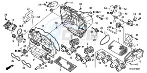 CB600F9 Spain - (SP / 25K) drawing AIR CLEANER